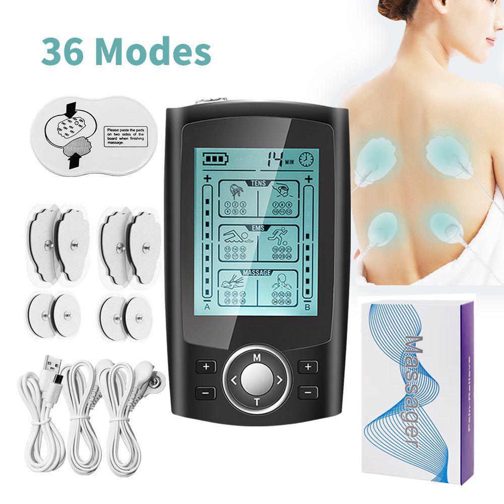 Charging Pulse Physiotherapy Massager TENS EMS Muscle Stimulator