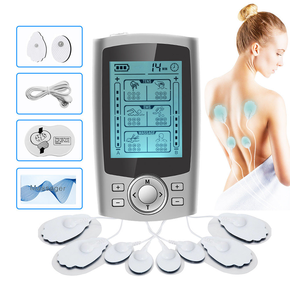 Charging Pulse Physiotherapy Massager TENS EMS Muscle Stimulator