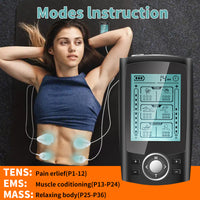 Charging Pulse Physiotherapy Massager TENS EMS Muscle Stimulator